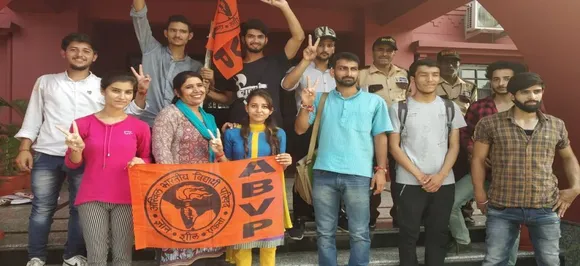 JNUSU Polls: Purported ABVP posters promising ban on short dresses, non-veg food sparks row