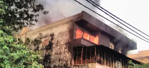 Delhi: Fire at shoe factory in Udyog Nagar area; blaze-fighting operation on