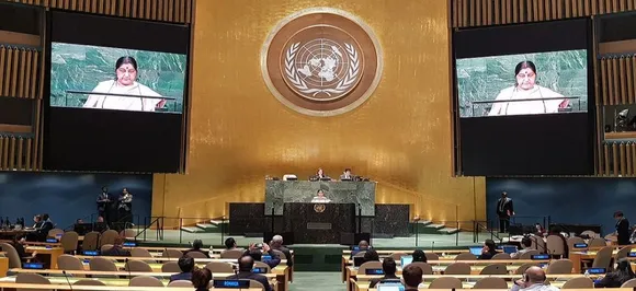 Sushma Swaraj at UNGA: EAM takes on Pakistan for 'breeding terrorism', calls for UNSC reforms