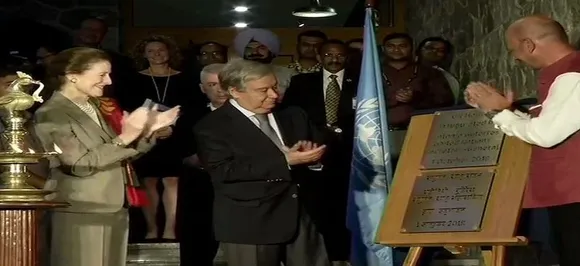 UN Secretary General Antonio Guterres arrives in Delhi, to meet PM Modi 