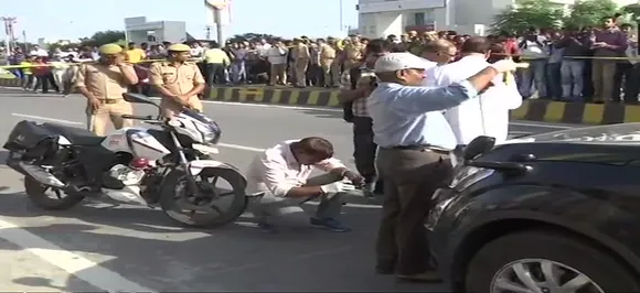 Vivek Tiwari Murder: SIT team reaches spot to recreate scene, for further investigation 