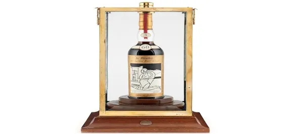 Rare bottle of Scotch whisky fetches record price