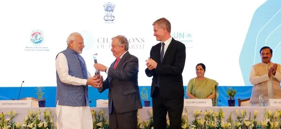 PM Narendra Modi awarded UN 'Champions of the Earth Award'