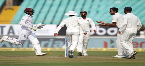 India vs West Indies 1st Test, Day 2 Highlights: WI reduced to 94/6 at stumps 
