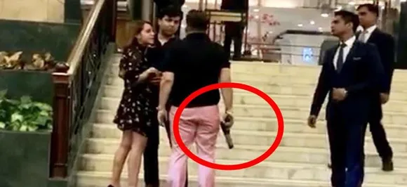 Ex-BSP leader's son waves gun at couple outside Delhi 5-star hotel, police registers FIR; accused still on the run