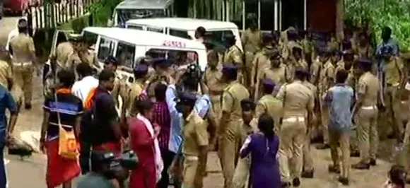 Sabarimala Temple Row: Violent protests stall women's entry, section 144 imposed in Pamba, Nilakkal