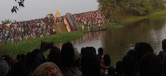 Assam: Seven dead, 20 injured after bus falls into pond between Guwahati and Mukalmu