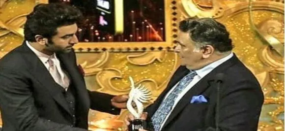 Rishi Kapoor and Ranbir Kapoor have 'star struck' moment with Robert De Niro on the US street