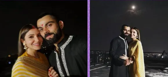 After Virat-Anushkaâ€™s Wedding, Sabyasachi once again dresses up the couple for their first Karwa Chauth