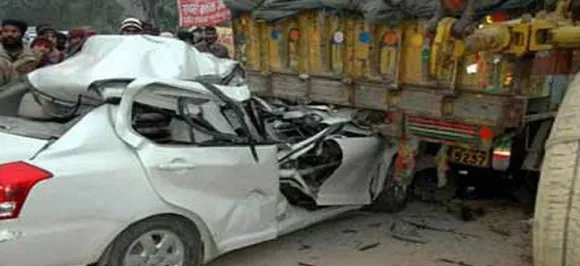 Haryana: 12 dead, 7 injured after truck rams into two-wheelers in Sonipat