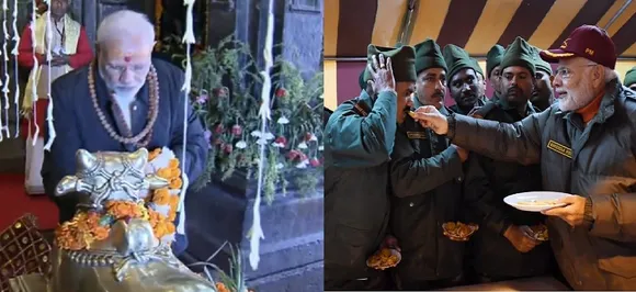 Diwali 2018 celebrations: PM Modi offers prayers at Kedarnath Temple; greeted by local people in Harsil