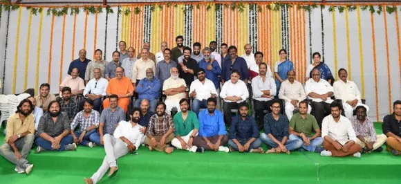 SS Rajamouli's RRR kick-started with a massive launch; Prabhas, Chiranjeevi, Rana Daggubati graced the event