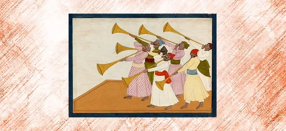 UK minister blocks export of unique Indian painting of â€˜Trumpetersâ€™
