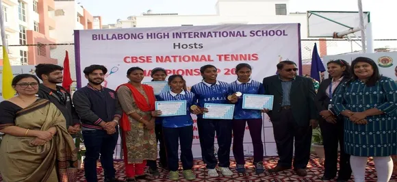 Lakshit Sood highlights CBSE National Tennis Championships held in Billabong School
