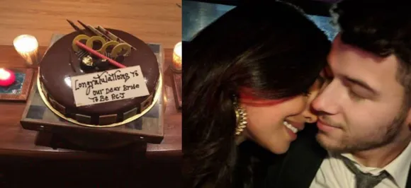Priyanka Chopra and Nick Jonas pop some champagne as schedule wraps for The Sky Is Pink