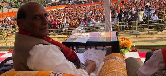 Marriage without groom: Rajnath Singh ribs Congress for not declaring CM candidate in Rajasthan