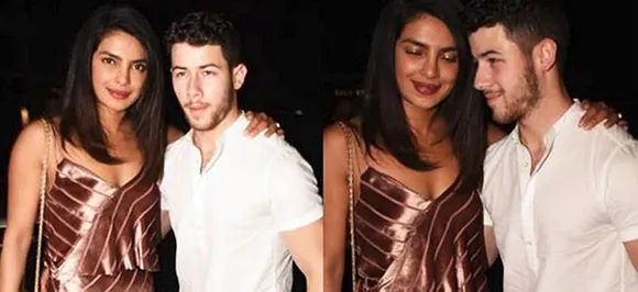 Priyanka Chopra dazzles in a shiny rose gold outfit before her Jodhpur wedding