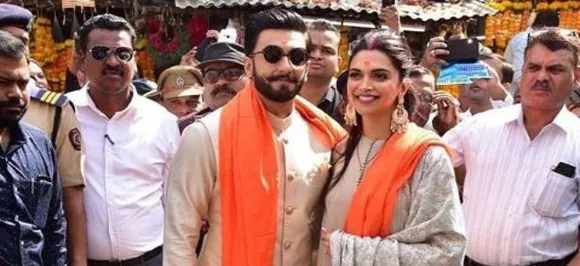 Ranveer Singh and Deepika Padukone seek blessings from Siddhivinayak Lord Ganesha
