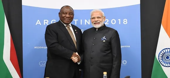 South African Prez Cyril Ramaphosa accepts PM Modi's invitation to Republic Day celebrations 2019