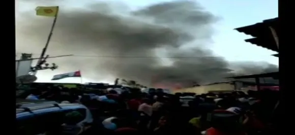 Fire at slum in Mumbai's Malad region, four fire tenders rushed to spot: Reports
