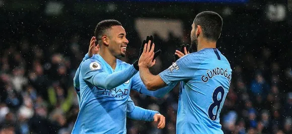 Manchester City surge to top of Premier League with 3-1 win over Everton, Liverpool fall to second