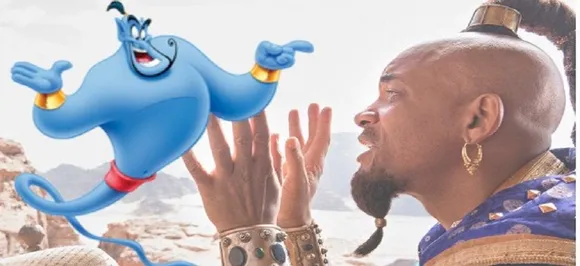 Aladdin: First look at Will Smithâ€™s Genie with Mena Massoud and Naomi Scott