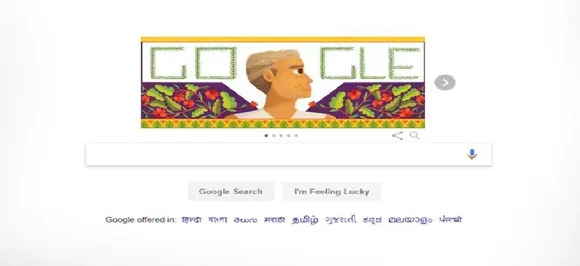Google celebrates Baba Amteâ€™s 104th birthday with a doodle