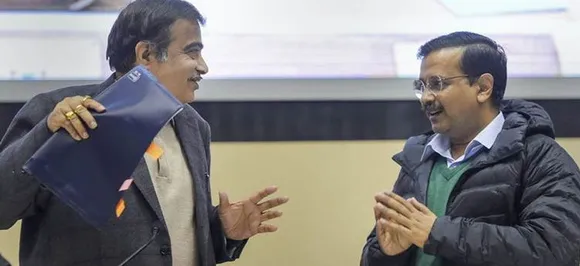 Watch: Nitin Gadkari comes to Arvind Kejriwalâ€™s rescue when BJP trolls tried to heckle him