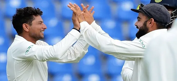 India vs Australia, day 3 live cricket score: Bad light ends play, India on top with Kuldeep Yadav three wickets