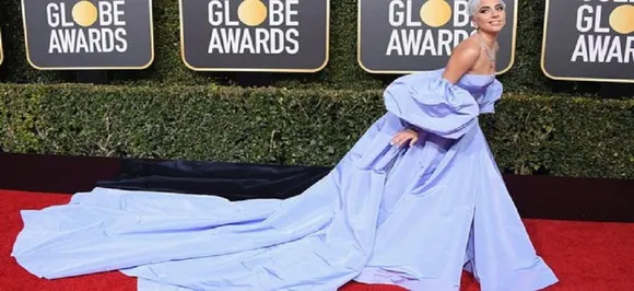 Golden Globes 2019: Lady Gagaâ€™s blue Valentino gown certainly owned the red carpet