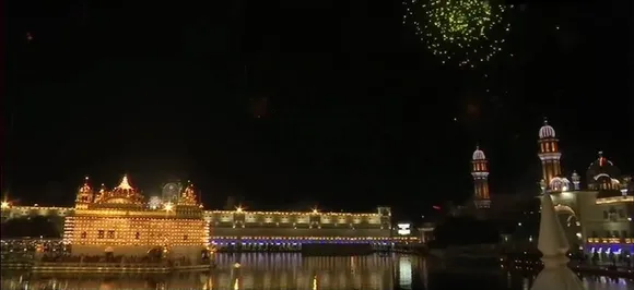 Guru Gobind Singh's birth anniversary: Fireworks light up sky above Golden Temple