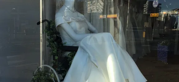 This bridal shop is winning hearts for displaying a mannequin on wheelchair