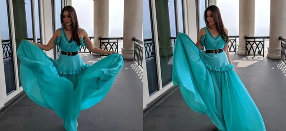 Kareena Kapoor Khan twirls in a turquoise blue gown and we canâ€™t take our eyes off her