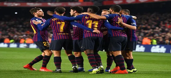 Ousmane Dembele, Luis Suarez restore Barcelona's five-point lead in La Liga