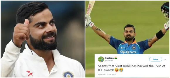 Twitter bows in awe after 'King Kohli' makes record clean sweep at ICC Awards