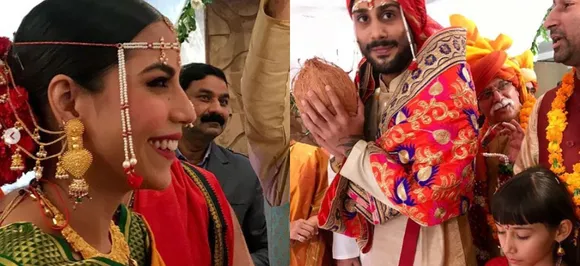 FIRST PHOTOS: Prateik Babbar and Sanya Sagarâ€™s wedding photos are what fairy tales are made of