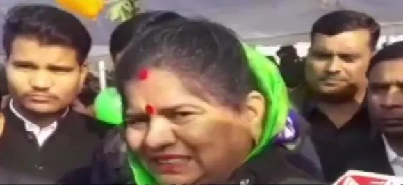 Watch: Madhya Pradesh Minister Imarti Devi fails to read out Republic Day speech, asks Collector to finish it 
