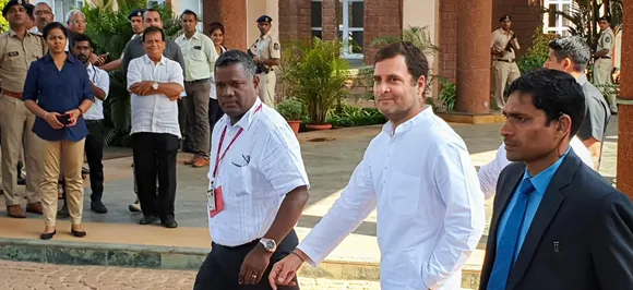 Day after secret Rafale tape attack, Congress chief Rahul Gandhi visits Manohar Parrikar in Goa