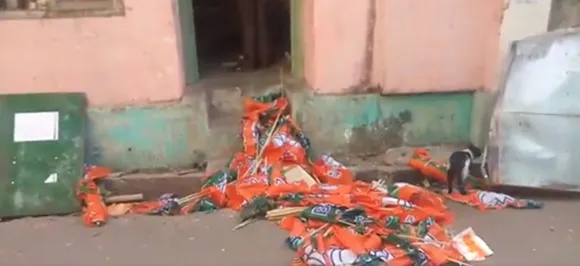 BJP office in Mamata Banerjeeâ€™s constituency Bhawanipore vandalised