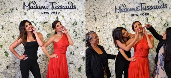 Watch: Priyanka Chopraâ€™s reaction on getting a wax statue in New York is unmissable!