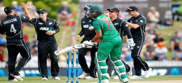 New Zealand thrashed Bangladesh to go 1-0 up in three-match ODI series