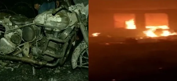 200 huts caught in fire at Delhi's Paschim Puri slum, woman injured