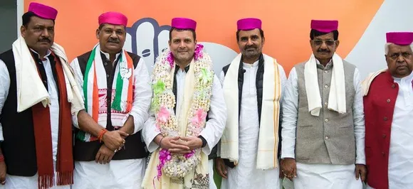 Kirti Azad, disgruntled BJP leader, joins Congress in presence of Rahul Gandhi