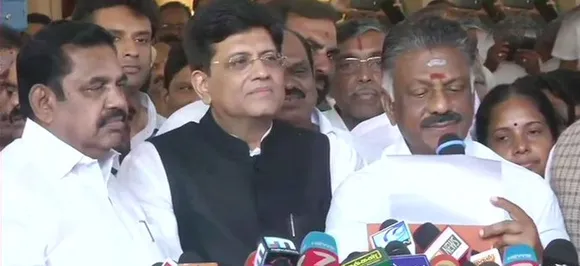 BJP and AIADMK announce alliance in Tamil Nadu for 2019 Lok Sabha Elections