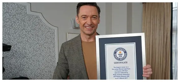 Hugh Jackman becomes Guinness World Records holder for 'Longest Career as a Live Action Marvel Superheroâ€™