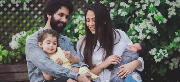 This picture of Mira Rajput and son Zain twinning in white will make you smile!
