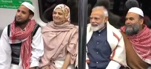 PM Modi takes Delhi Metro ride to attend ISKCON event amid IAF strike cheer