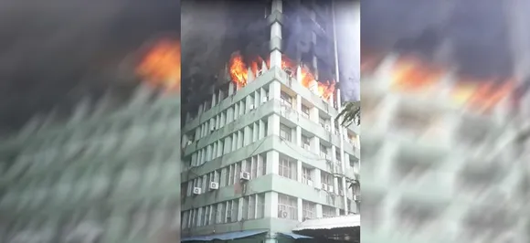 WATCH: Fire breaks out at Pandit Deendayal Antyodaya Bhawan at CGO Complex