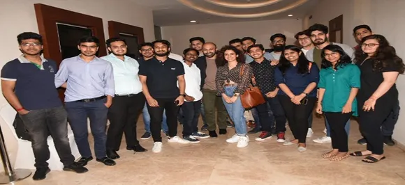 Sanya Malhotra met real-life CA students at the special screening of Photograph