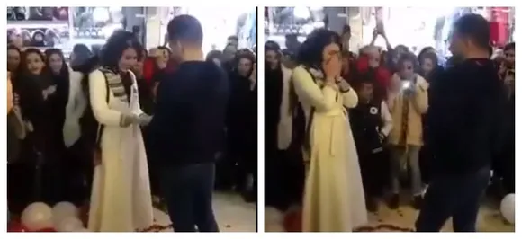 Iranian couple arrested for â€˜contradicting Islamic ritualsâ€™ after their public marriage proposal goes viral